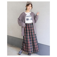 キルトシリーズドット釦カーディガン / 大きいサイズ ハッピーマリリン