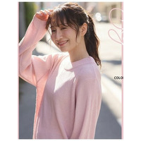 新色追加!! Tシャツ感覚で使える 着回し美人 モックネック リブニット  / 大きいサイズ ハッピーマリリン