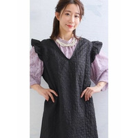 選べる肩フリルジャンスカ / 大きいサイズ ハッピーマリリン