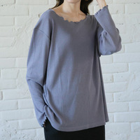 新色追加!! Rin リブカットソートップス