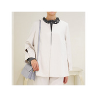 Rin 動けて綺麗 360度ストレッチ 大人の為の ノーカラー ジャケット