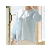 Rin 袖ボタン付 ラメ ドルマン プルオーバー