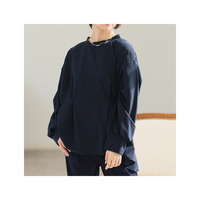 Rin 華奢魅せ タック美人 ペプラム プルオーバー