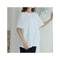 Rin 綺麗を追求！ お腹スッキリ 大人の為の セミシルケット 美人 フロントタック Tシャツ