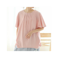 Rin 綺麗を追求！ お腹スッキリ 大人の為の セミシルケット 美人 フロントタック Tシャツ