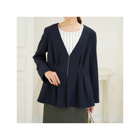 Rin 洗えて動ける！洗練美人 ストレッチツイル ウエストタック ジャケット