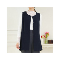 Rin 洗えて動ける！細魅せ美人 ストレッチツイル プリーツベスト