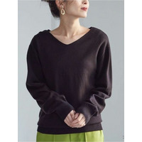 Rin　シンプルＶネックニット / 大きいサイズ Rin