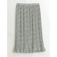 Rin 消しプリーツロングスカート / 大きいサイズ Rin