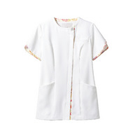チュニック / 半袖 ナースジャケット 白衣 ナース 医療 大きいサイズ 住商モンブラン LW802