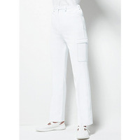 パンツ ノータック(裾フリー)/ レディス カーゴ 白衣 ナース 医療 大きいサイズ 住商モンブラン 73-1311