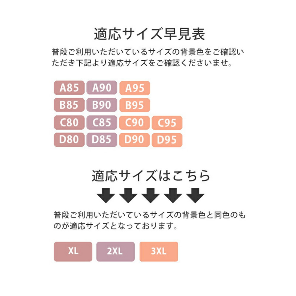 【大きいサイズ／下着・インナー】フロントジップノンワイヤーブラ11