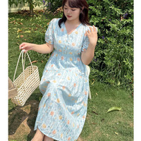 レトロで大人可愛い 花柄ジャガードレースのティアードワンピース