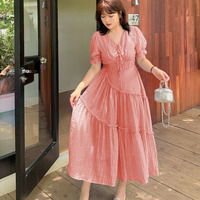 さらっとしたテンセル混素材のアシンメトリーなティアードワンピース