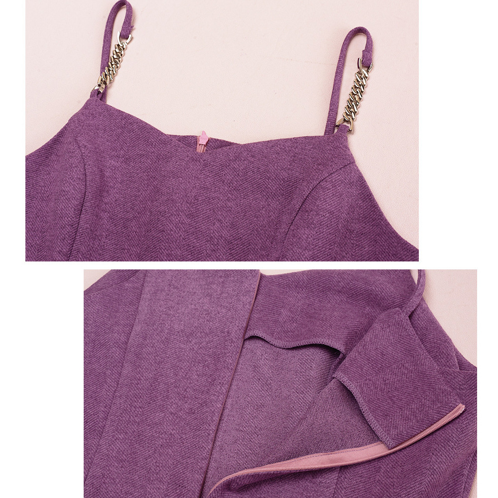 起毛レーストップスと細肩紐ジャンパースカート セットアップ9