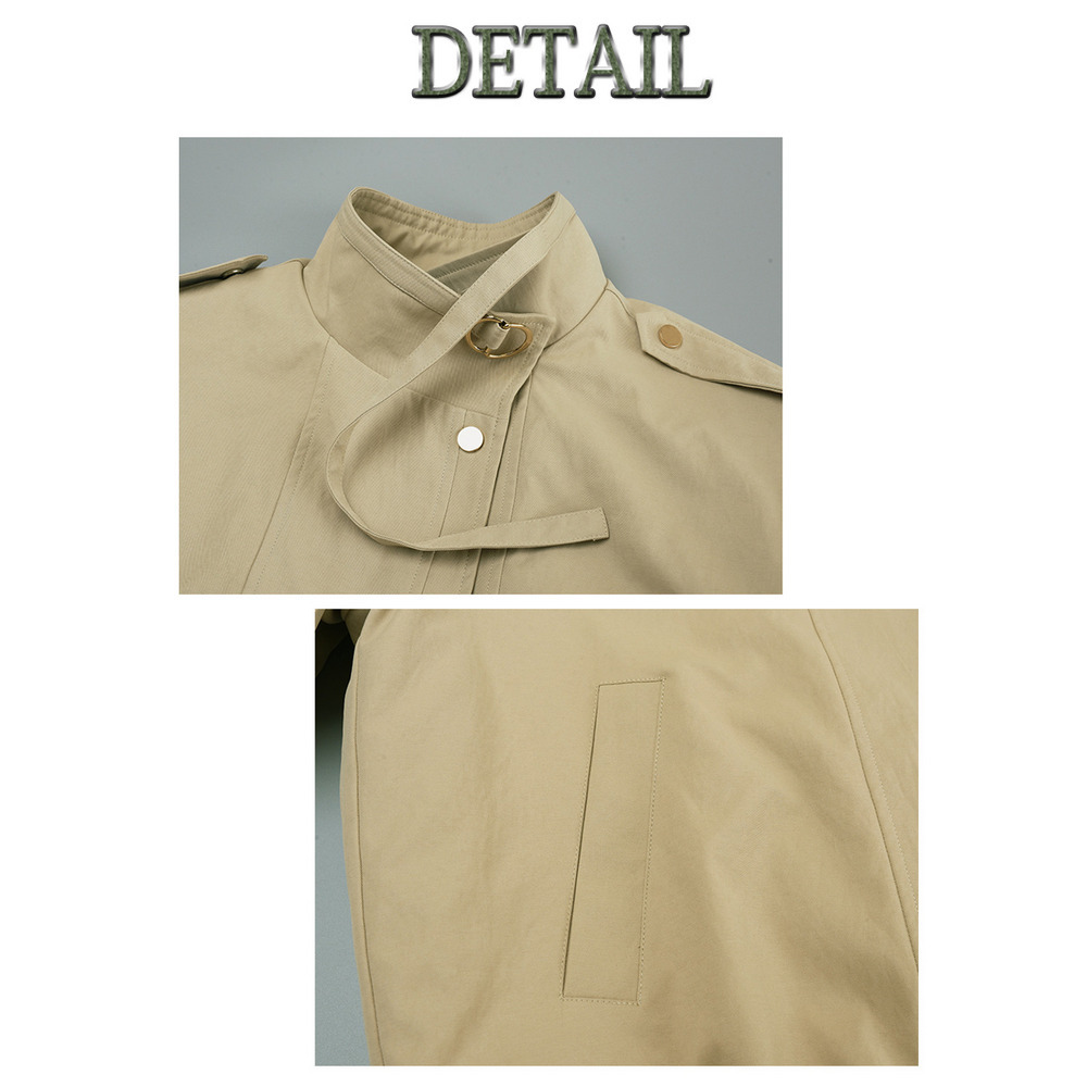 ワークテイスト スタンドカラー 裏キルティング ジャケット16