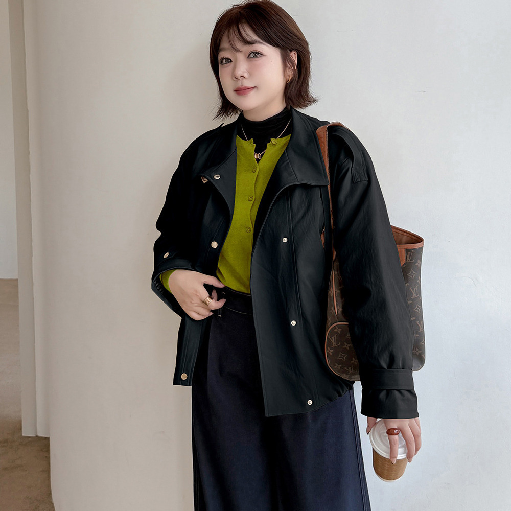 ワークテイスト スタンドカラー 裏キルティング ジャケット2