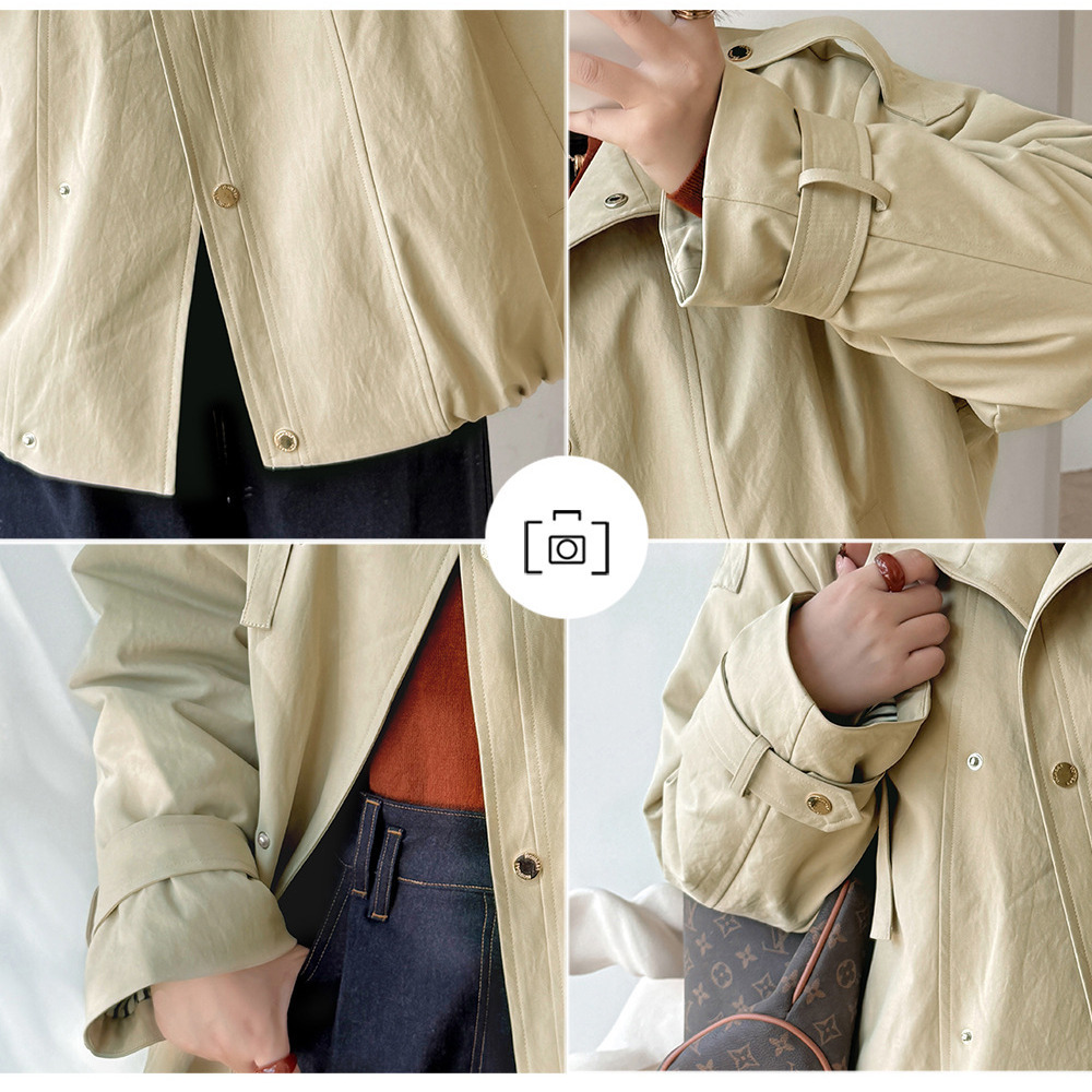 ワークテイスト スタンドカラー 裏キルティング ジャケット8