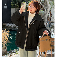 裏ボアで暖か！アウトドアライクなオーバーサイズ ジャケット