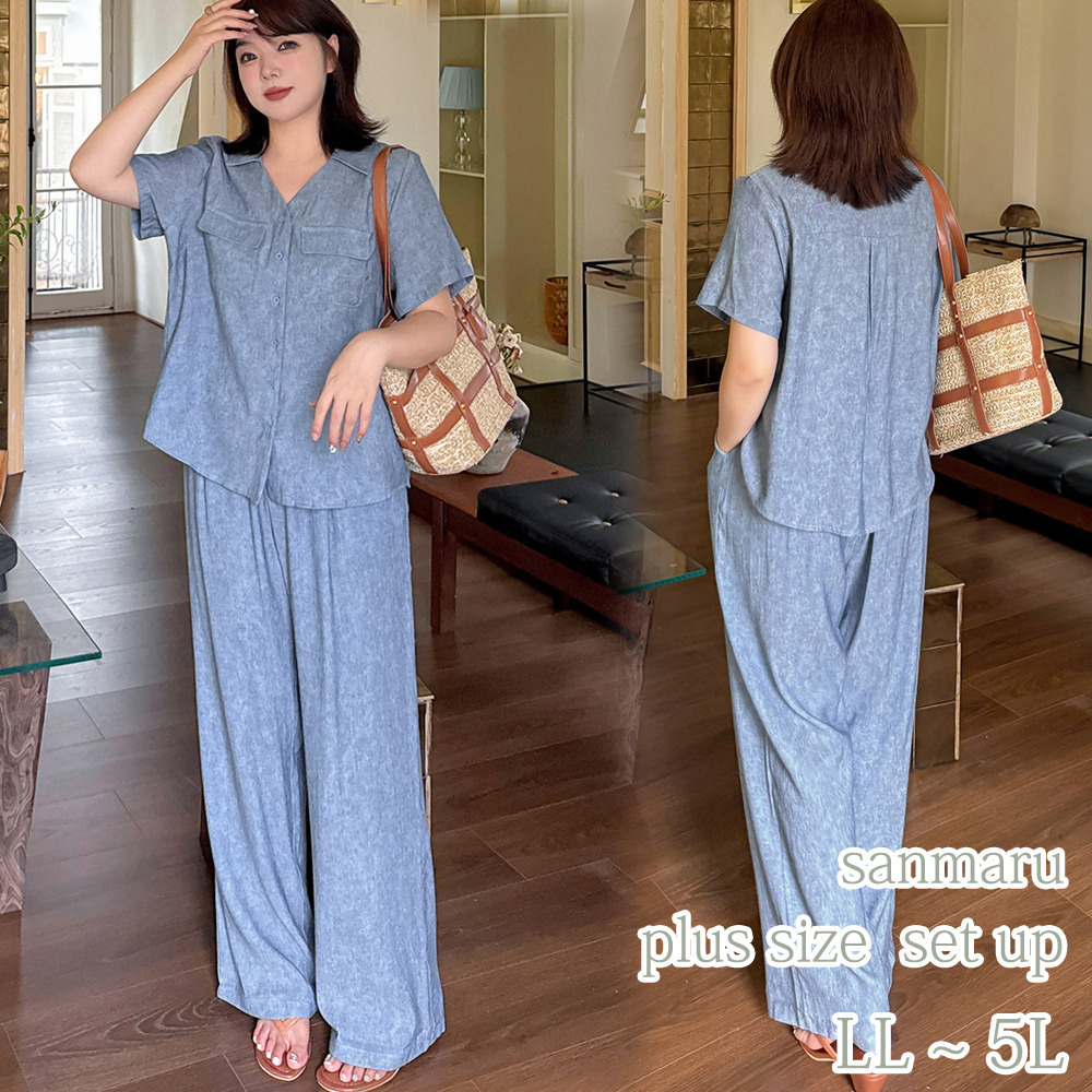 きちんと感がありながら涼しくてリラクシーなパンツスーツ1