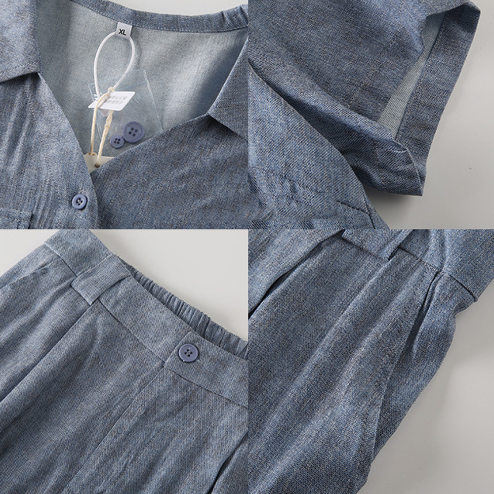 きちんと感がありながら涼しくてリラクシーなパンツスーツ10