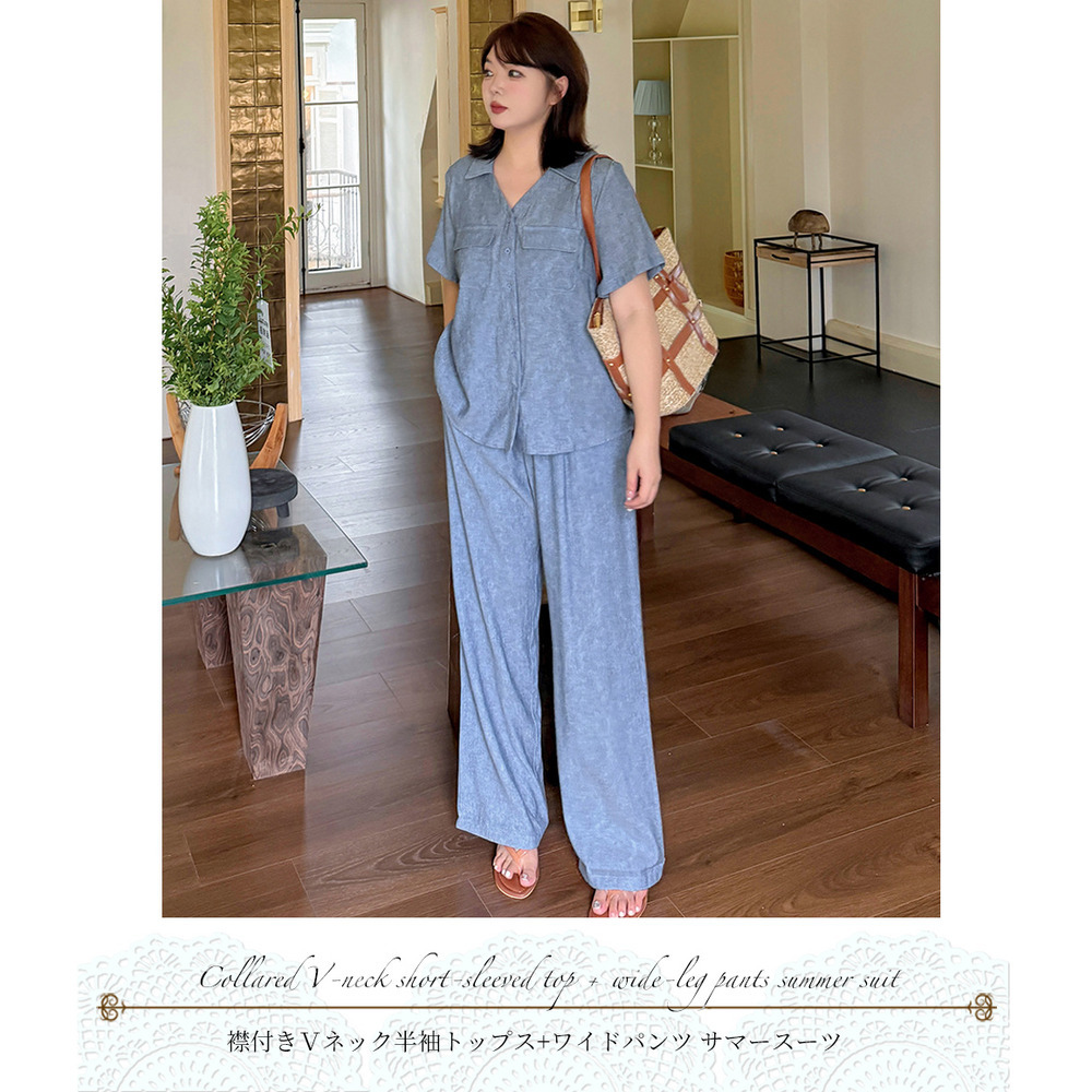 きちんと感がありながら涼しくてリラクシーなパンツスーツ11