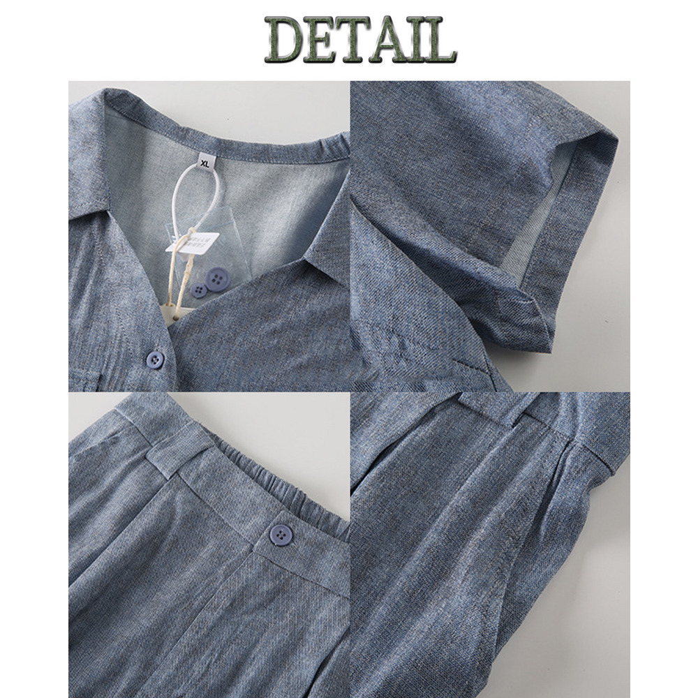 きちんと感がありながら涼しくてリラクシーなパンツスーツ14