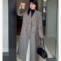 長さ12cm違いの2タイプ ダブルブレストチェスターコート