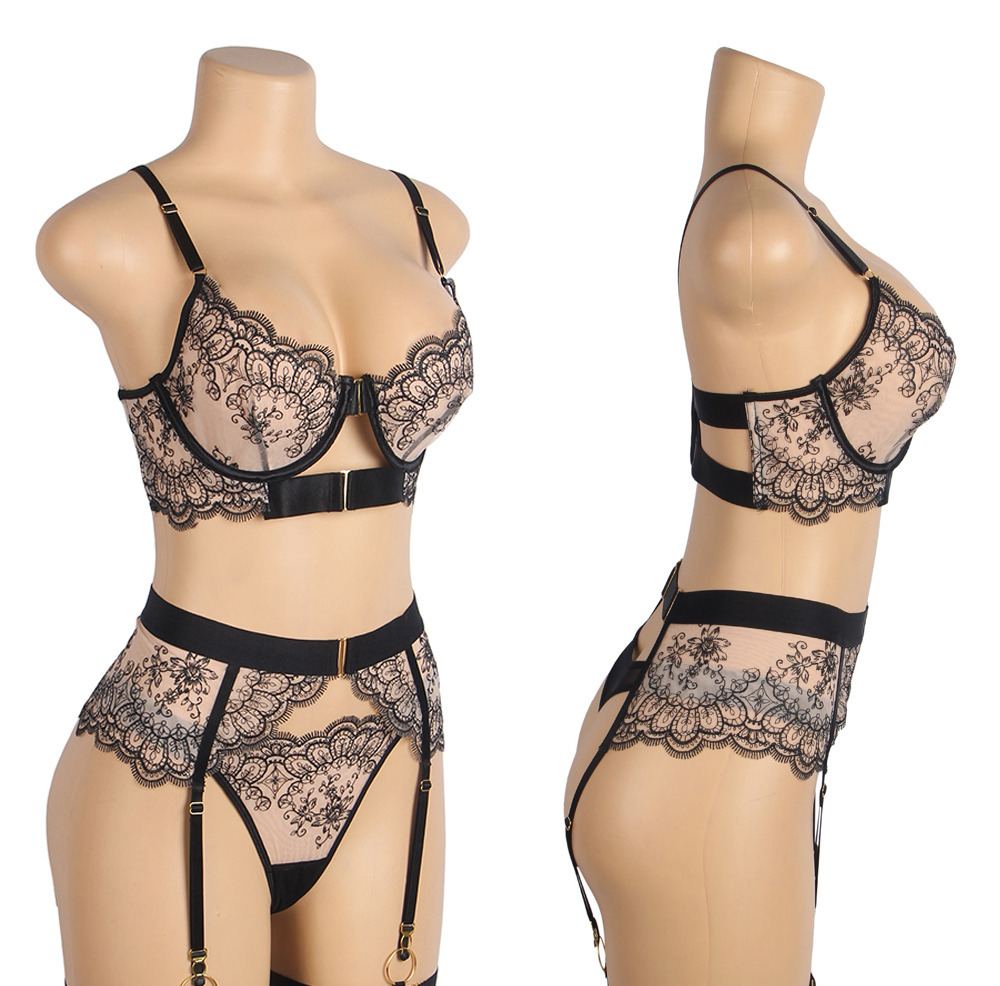 セクシー レース ガーター ブラセット10