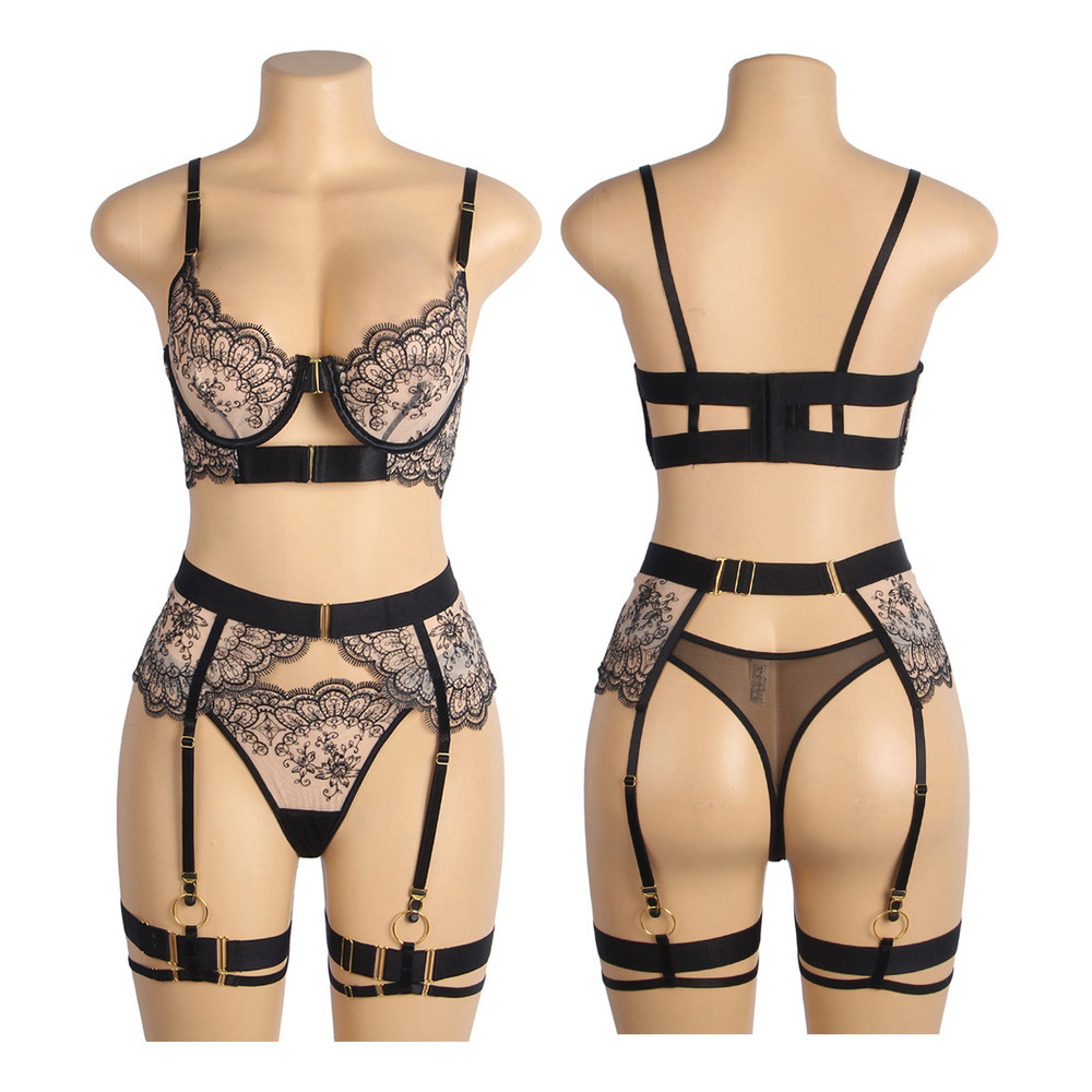 セクシー レース ガーター ブラセット15