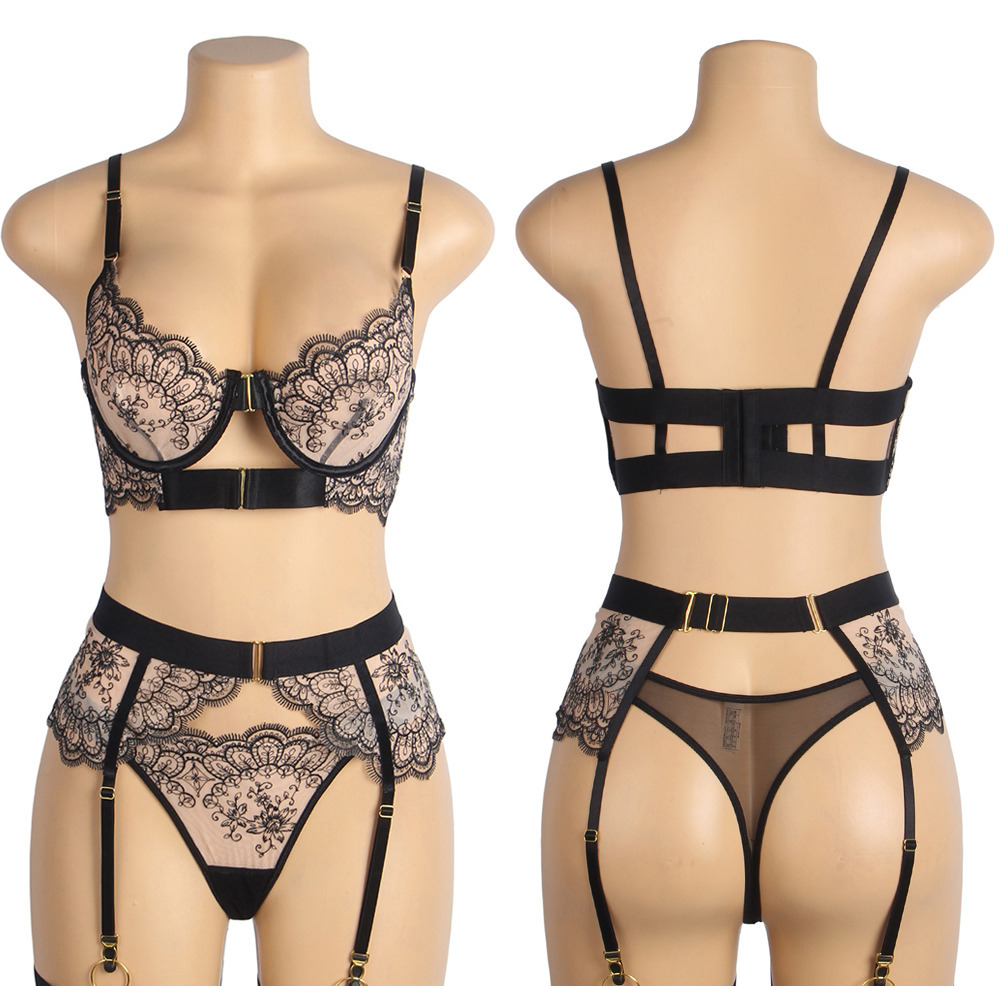 セクシー レース ガーター ブラセット9