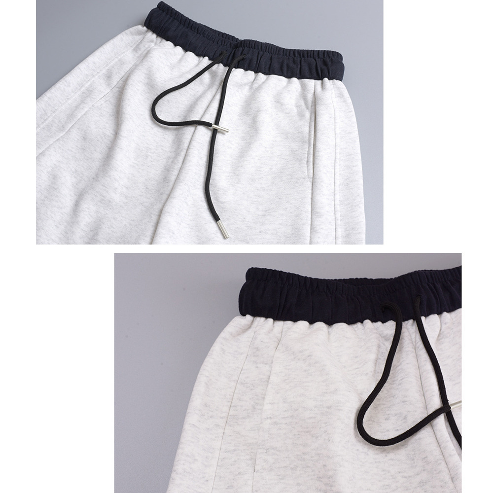 ニット複合生地の暖かで柔らかいスウェットシミターカジュアルパンツ11