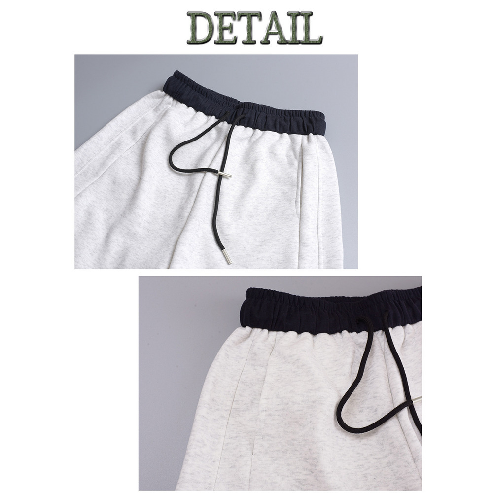 ニット複合生地の暖かで柔らかいスウェットシミターカジュアルパンツ16