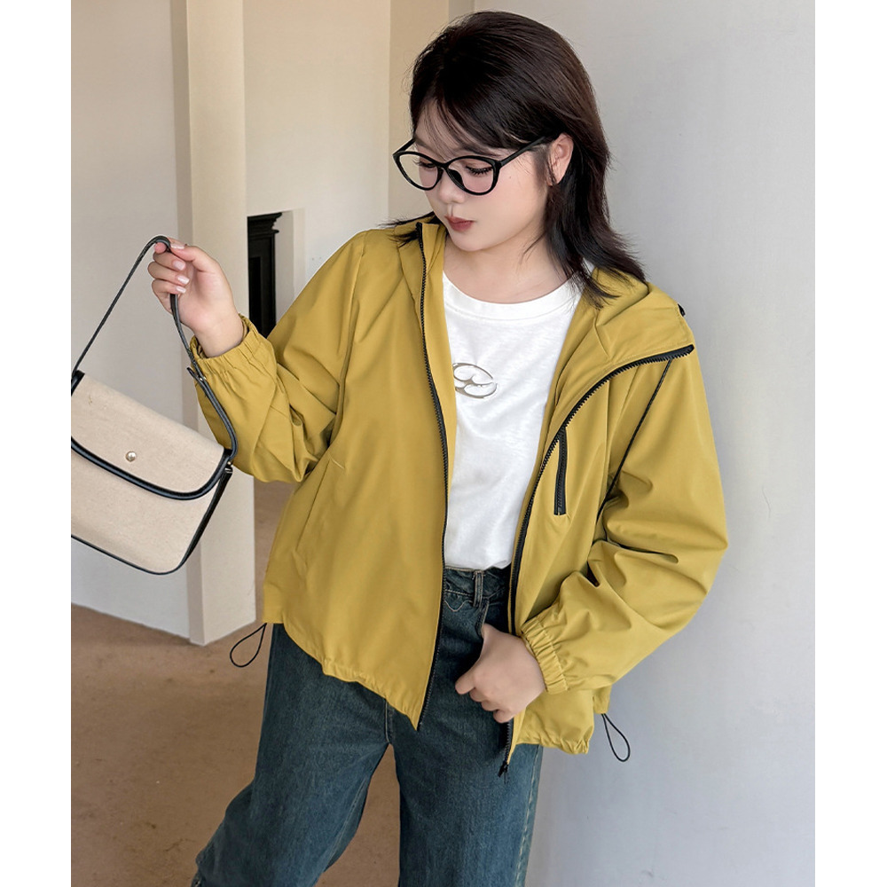 フード付きの配色ジッパー 防水マウンテンパーカー6