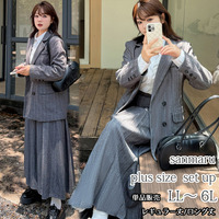 レトロなヘリンボーンウールライク生地のジャケット