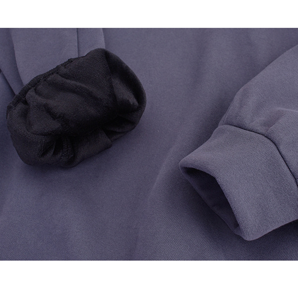 フードの配色ポンポンプリムが大人カワイイオーバーサイズパーカー11