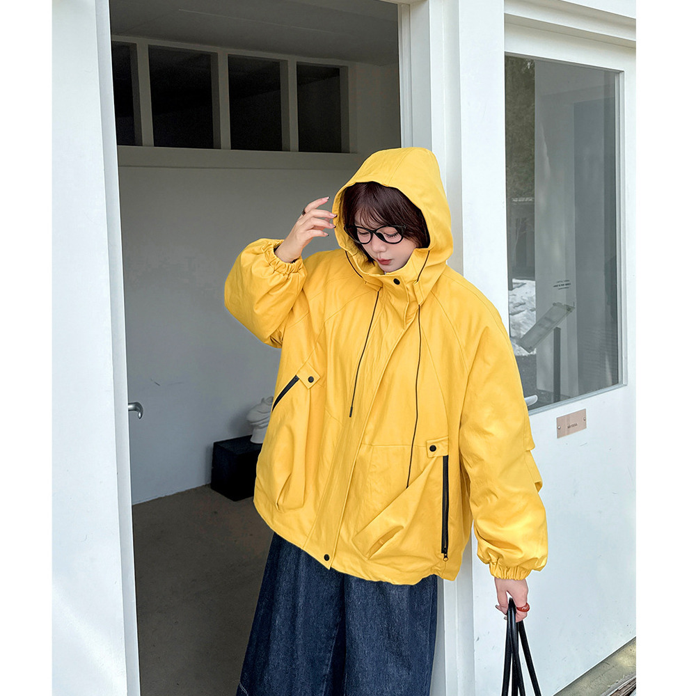 ワークテイストのオーバーサイズ 裏キルティングジャケット7