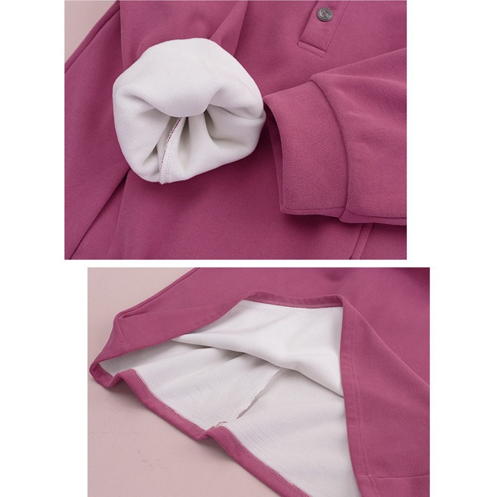 暖かくて大人可愛い起毛レースフード付き ウエストタックワンピース13