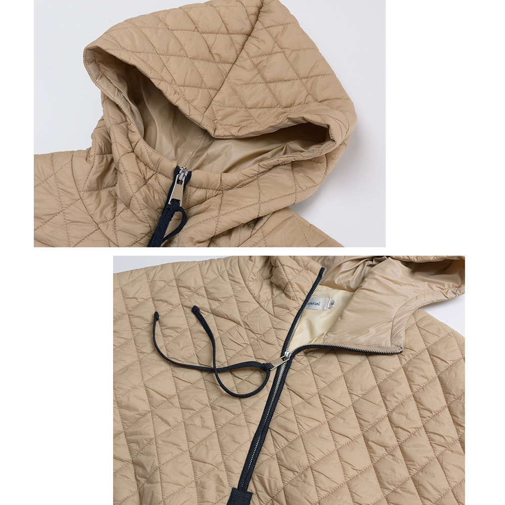 軽量で暖か!スタイリッシュなキルティング プハーフジップジャケット10