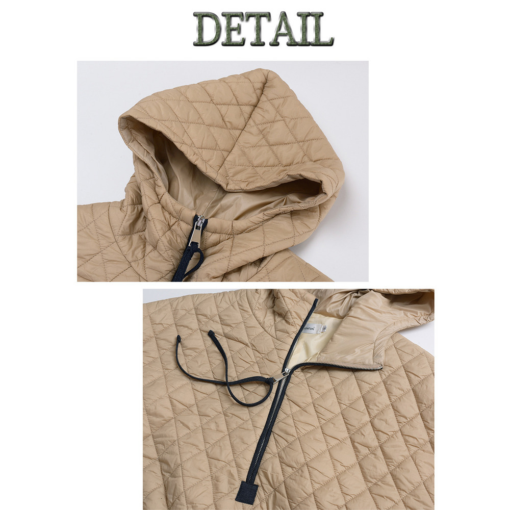 軽量で暖か!スタイリッシュなキルティング プハーフジップジャケット17