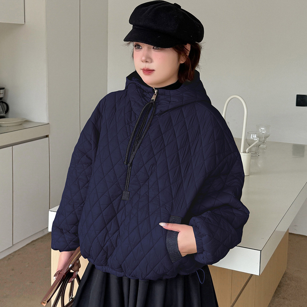 軽量で暖か!スタイリッシュなキルティング プハーフジップジャケット2