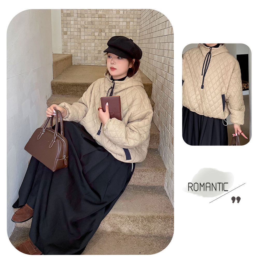 軽量で暖か!スタイリッシュなキルティング プハーフジップジャケット5