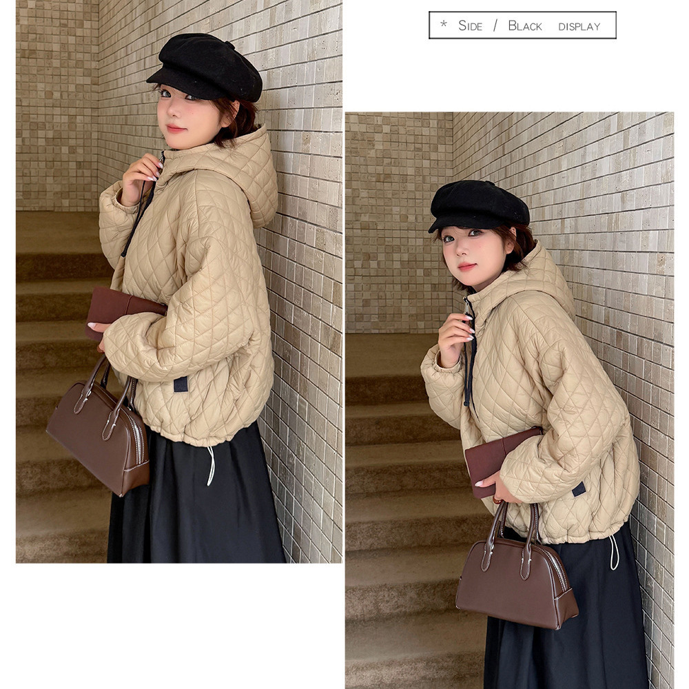 軽量で暖か!スタイリッシュなキルティング プハーフジップジャケット9