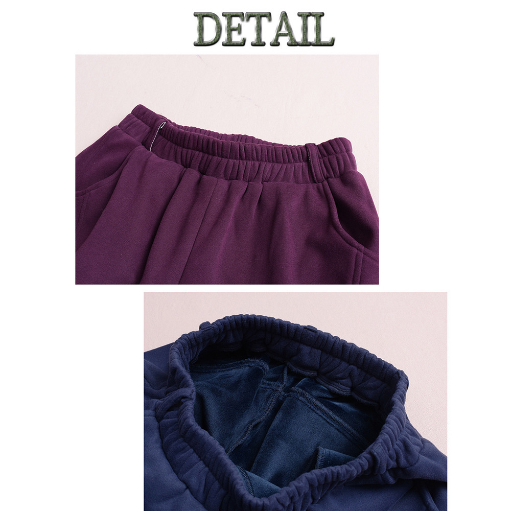 裏起毛の暖かなカーゴデザイン ワイドストレートパンツ17