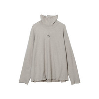 ふわふわで暖か！起毛ニット素材 メロー加工タートルネックトップス