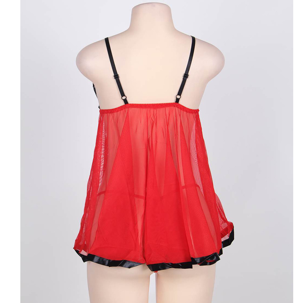 メッシュ ベビードール ランジェリー9