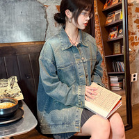 ヴィンテージライクでスタイリッシュ！ ブルーデニムジャケット