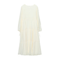 フォークロアテイスト ティアードロングワンピース