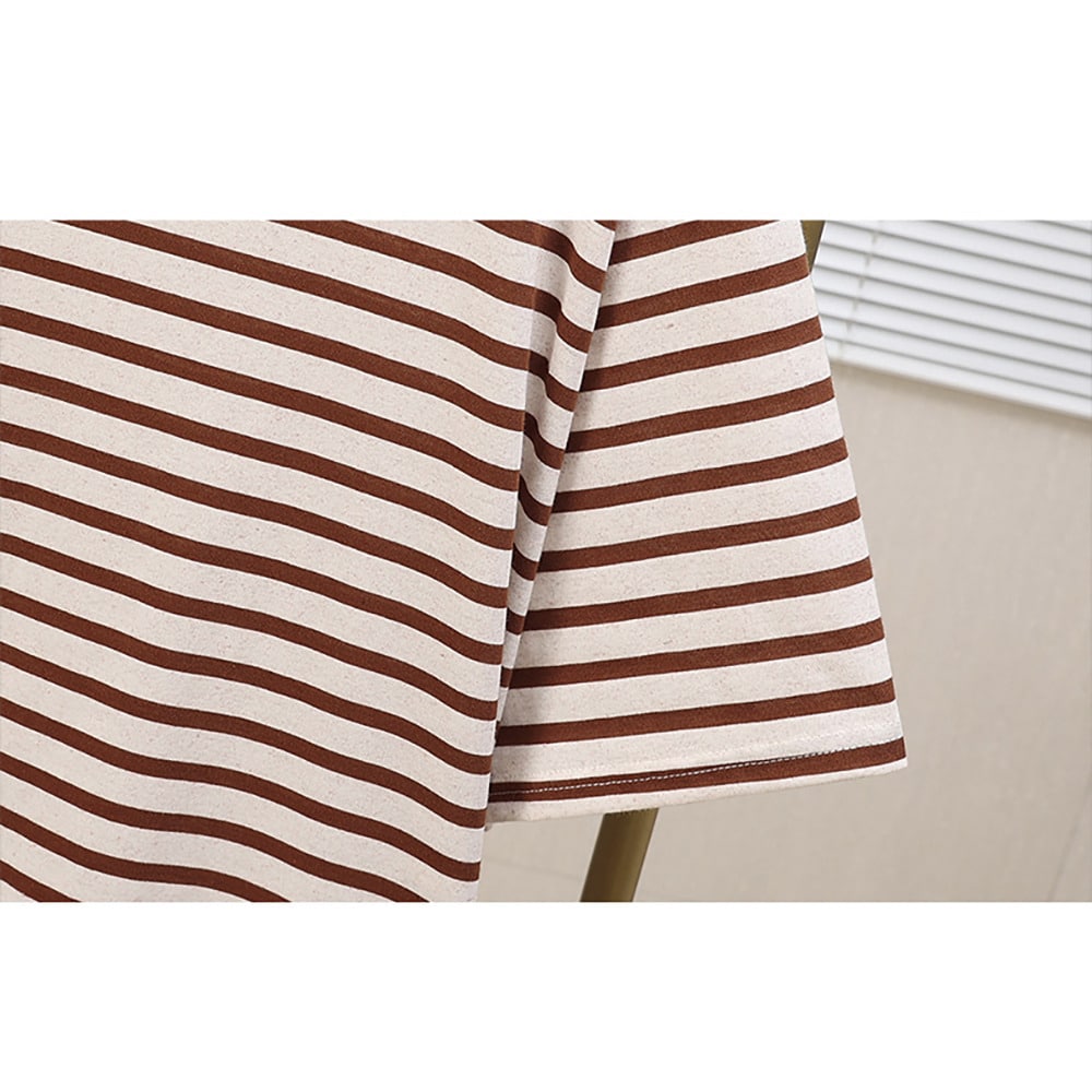 夏の定番ボーダー柄。ゆったりリラクシーな半袖Tシャツ8