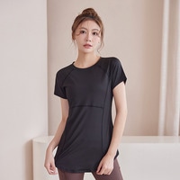 ヨガ・フィットネス・ジム・ランニングなどのスポーツ用 半袖Tシャツ